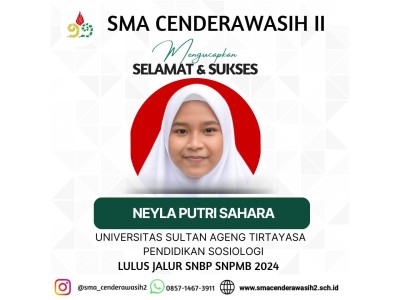 Selamat dan Sukses atas Lulus Jalur SNBT SNPMB 2024