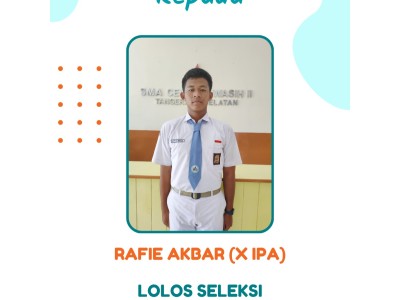 Lolos Seleksi Paskibraka Tingkat Kota Tangerang Selatan Tahun 2023