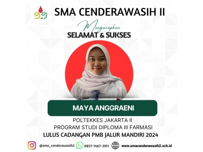 Selamat dan Sukses atas Lulus Cadangan PMB Jalur Mandiri 2024