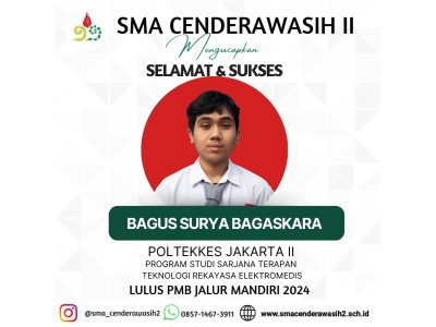 Selamat dan Sukses atas Lulus PMB Jalur Mandiri 2024